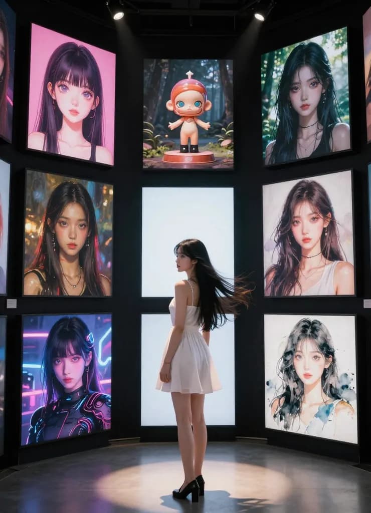 Grid of before/after image transformations showing various styles, demonstrating Seedance AI versatility