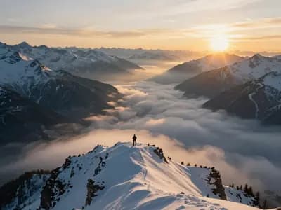 Alpine Golden Sunrise