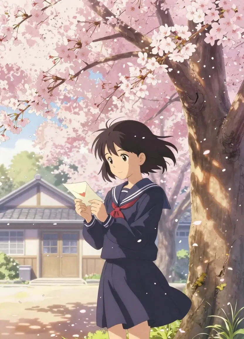 AI-generated anime-style illustration showing detailed character design with vibrant colors and professional composition