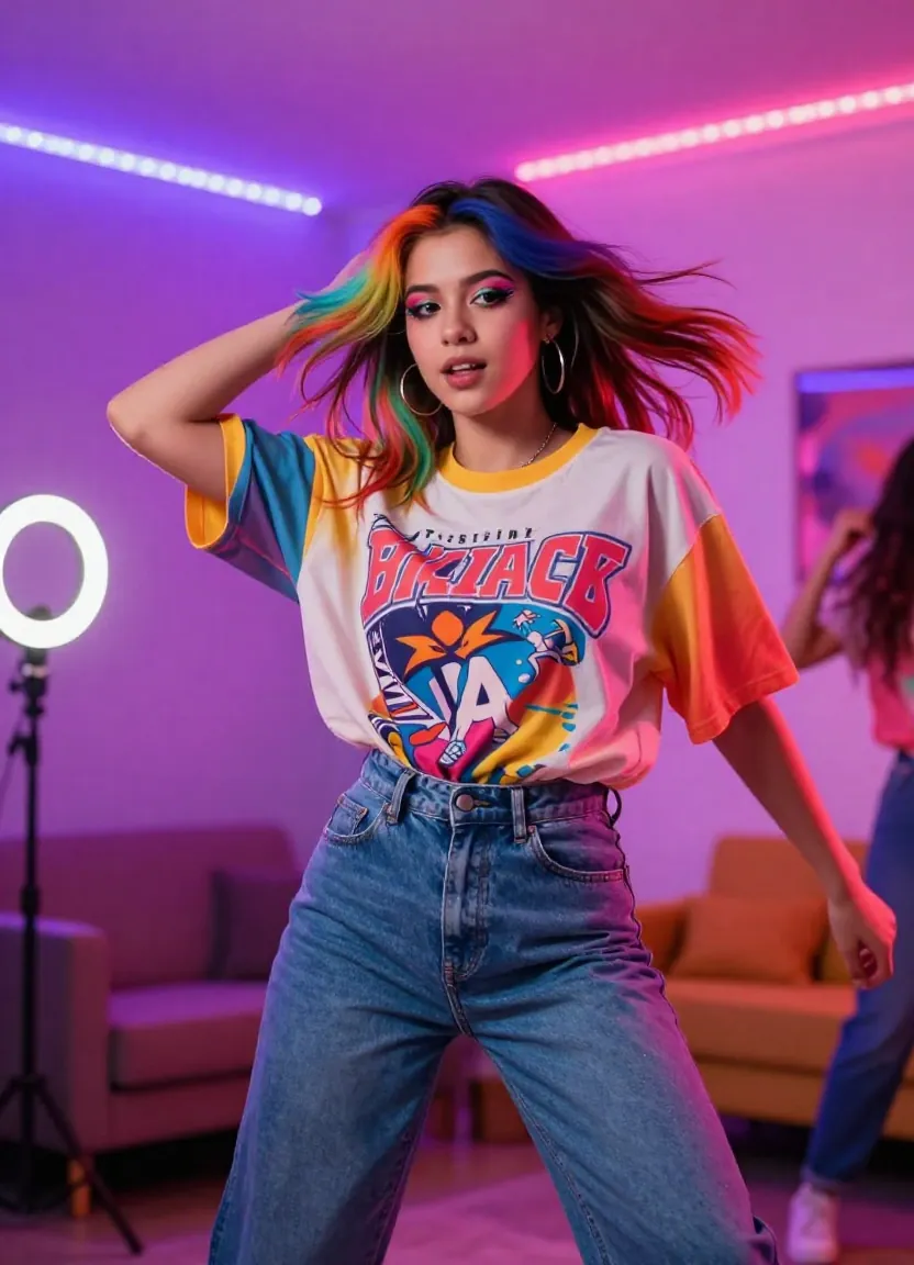 AI-generated TikTok-style vertical video with dynamic motion and attention-grabbing opening frame