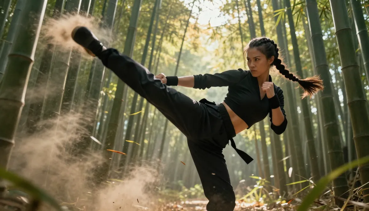 Kling 3.0 AI video generator benchmark result showing action sequence with extended duration and motion realism