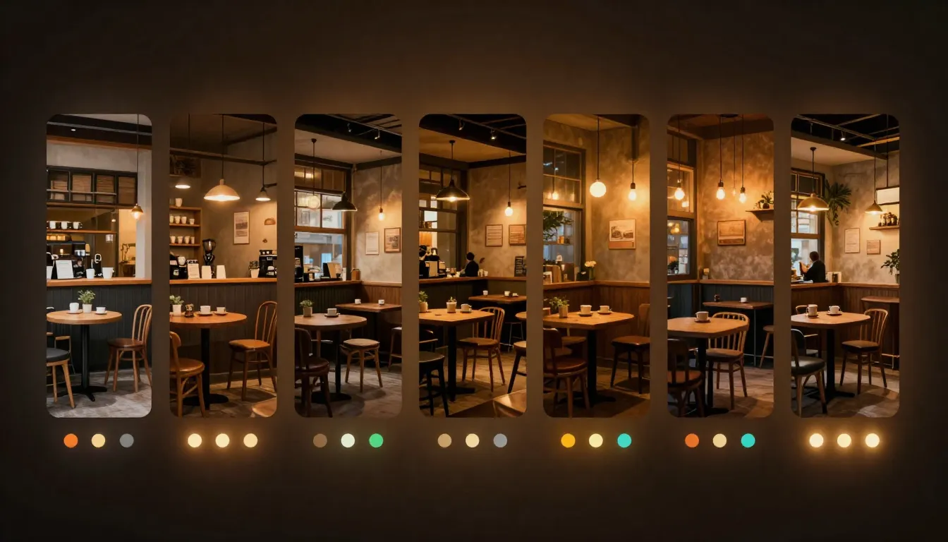 Grid comparison of seven image-to-image AI tools showing the same source image transformed by each platform with visible differences in style quality and fidelity