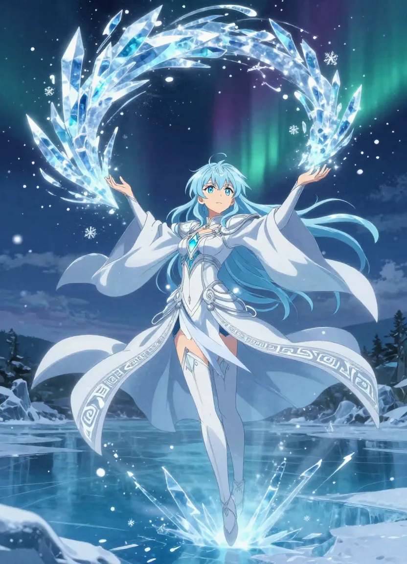 Seedance AI anime fantasy warrior princess with golden armor and magical sword