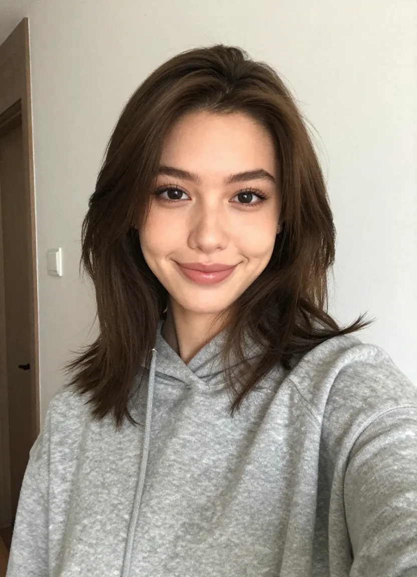 Casual everyday selfie before Seedance AI transformation