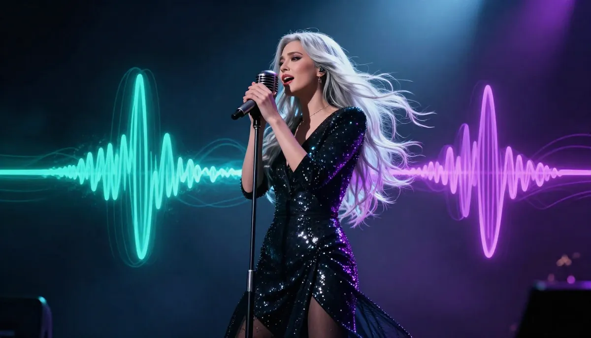 Seedance built-in audio generation interface showing SFX music and lip sync options for AI video