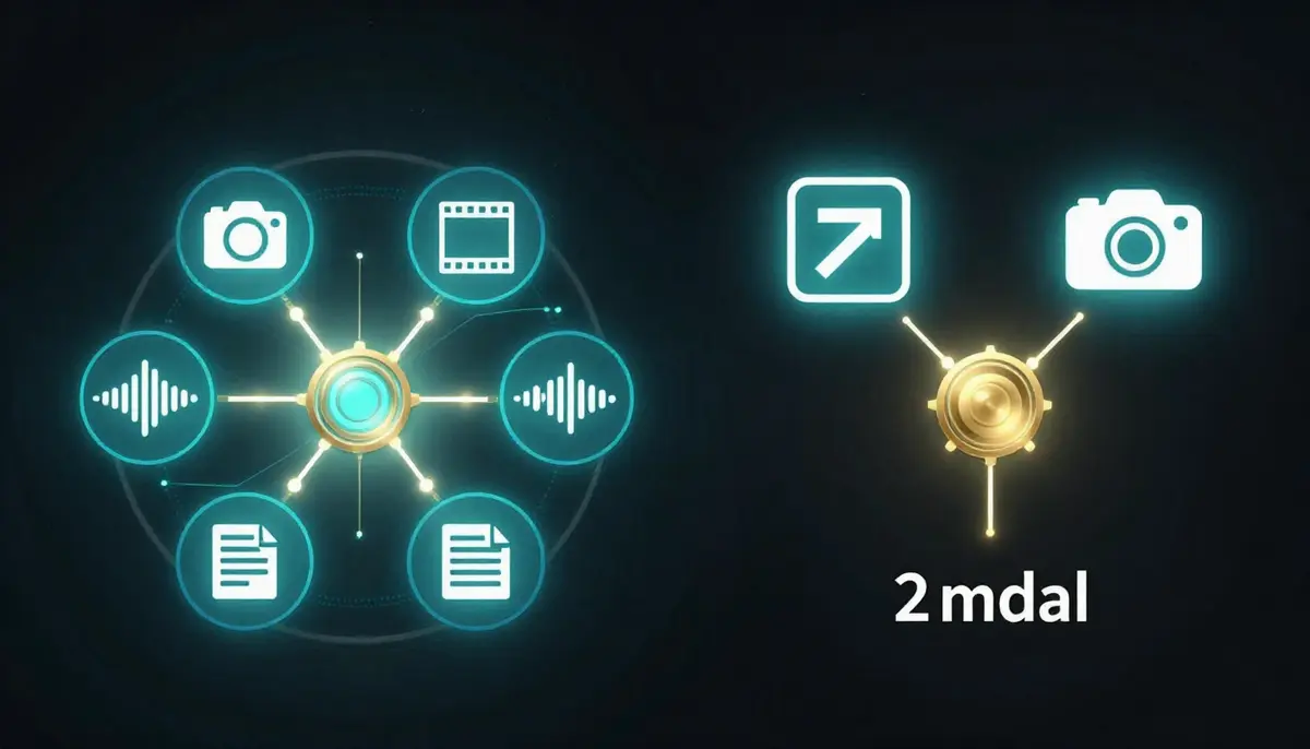 Input modality comparison between Seedance quad-modal system and Veo 3 text plus image input showing the flexibility difference